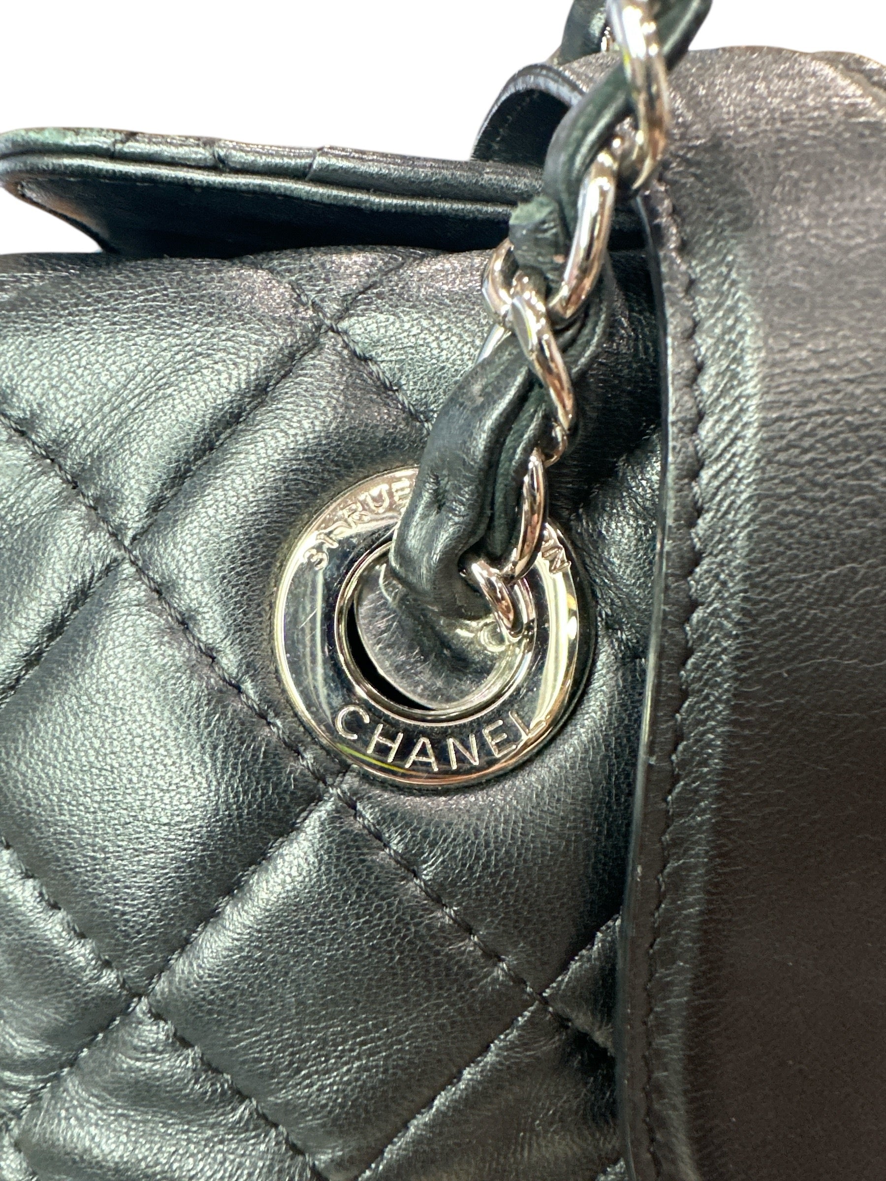 Chanel 3 Accordion Shopping Tote Quilted Lambskin - Clairely Amazing