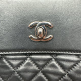 Chanel 3 Accordion Shopping Tote Quilted Lambskin - Clairely Amazing