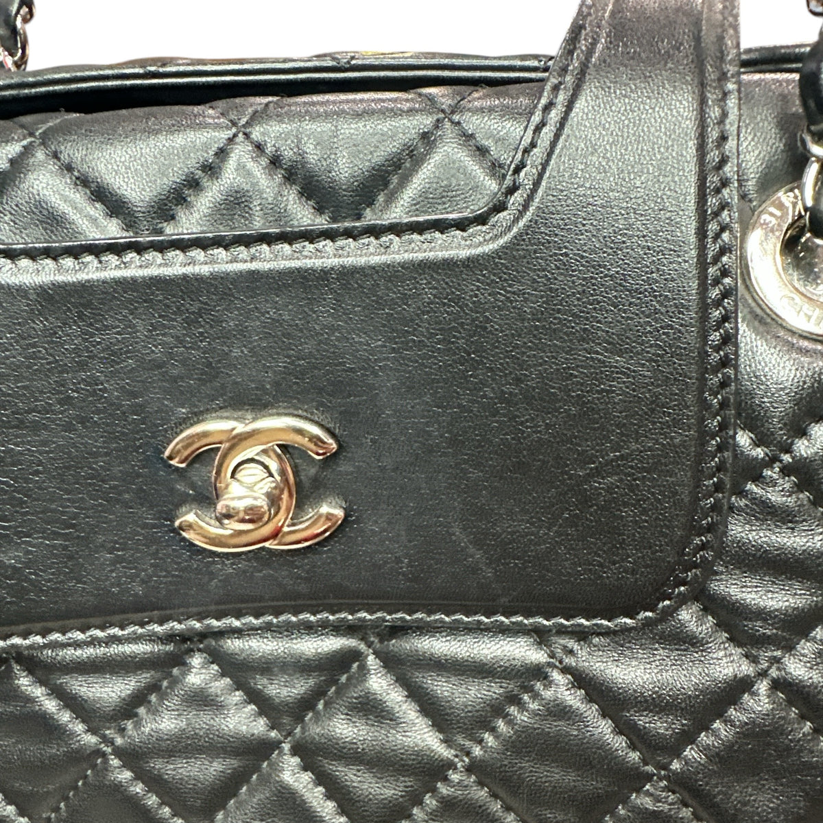 Chanel 3 Accordion Shopping Tote Quilted Lambskin - Clairely Amazing