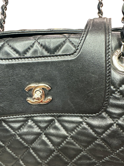 Chanel 3 Accordion Shopping Tote Quilted Lambskin - Clairely Amazing