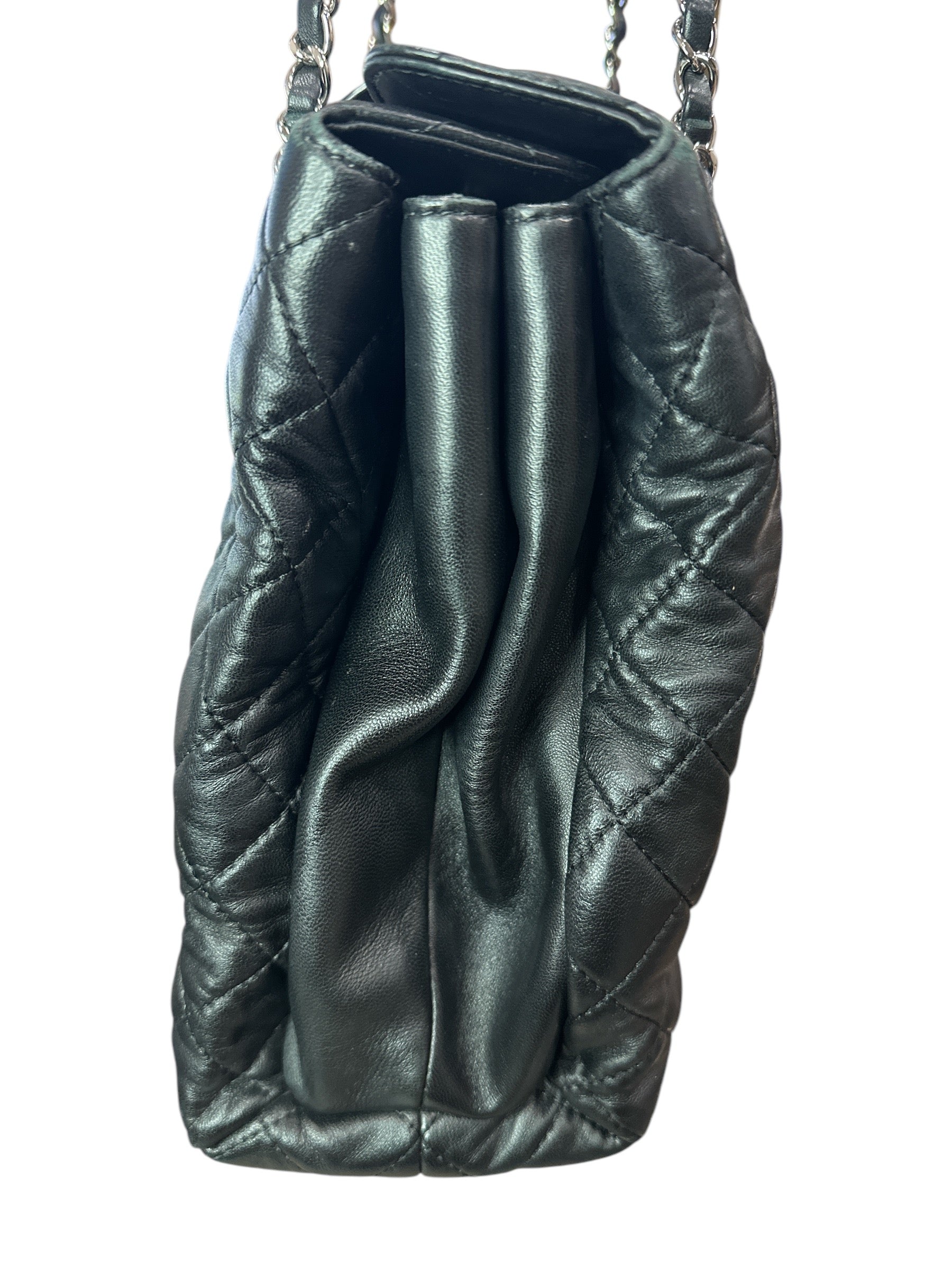 Chanel 3 Accordion Shopping Tote Quilted Lambskin - Clairely Amazing