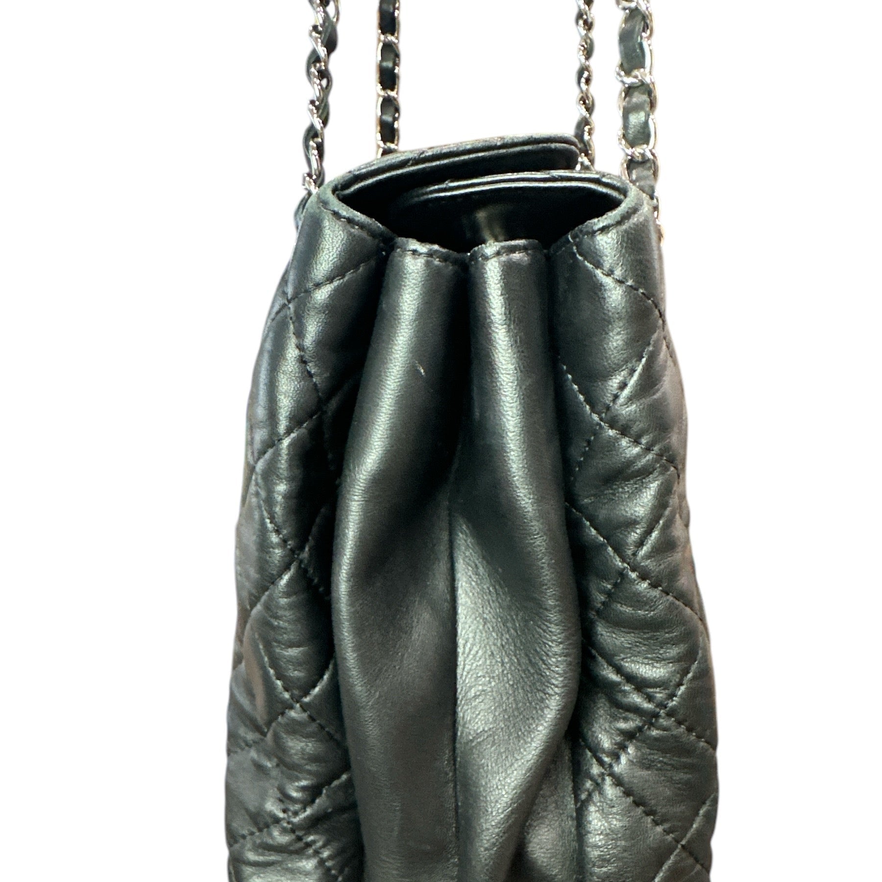 Chanel 3 Accordion Shopping Tote Quilted Lambskin - Clairely Amazing