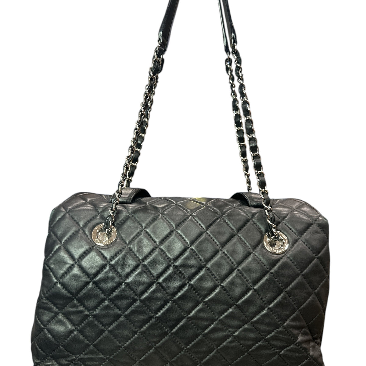 Chanel 3 Accordion Shopping Tote Quilted Lambskin - Clairely Amazing