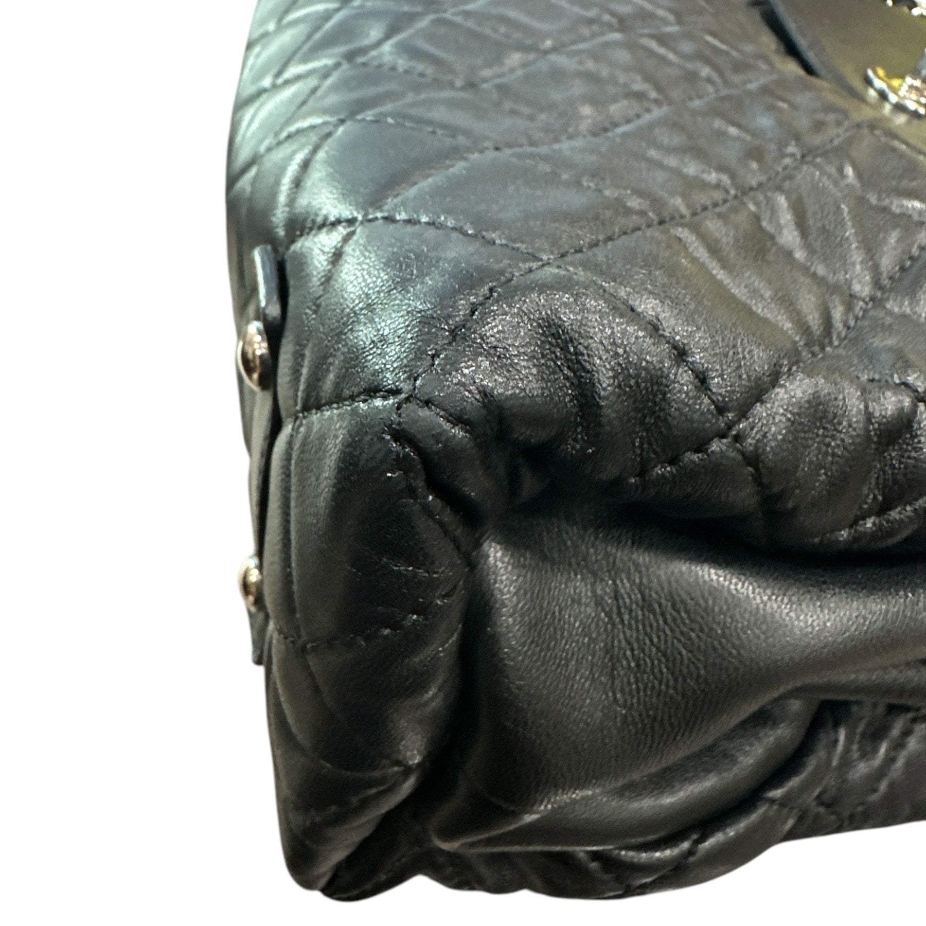 Chanel 3 Accordion Shopping Tote Quilted Lambskin - Clairely Amazing