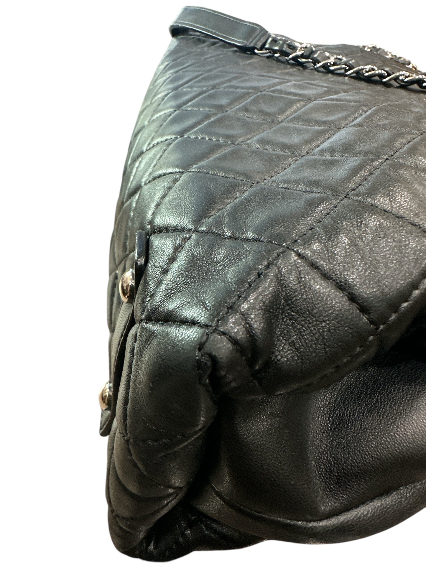 Chanel 3 Accordion Shopping Tote Quilted Lambskin - Clairely Amazing