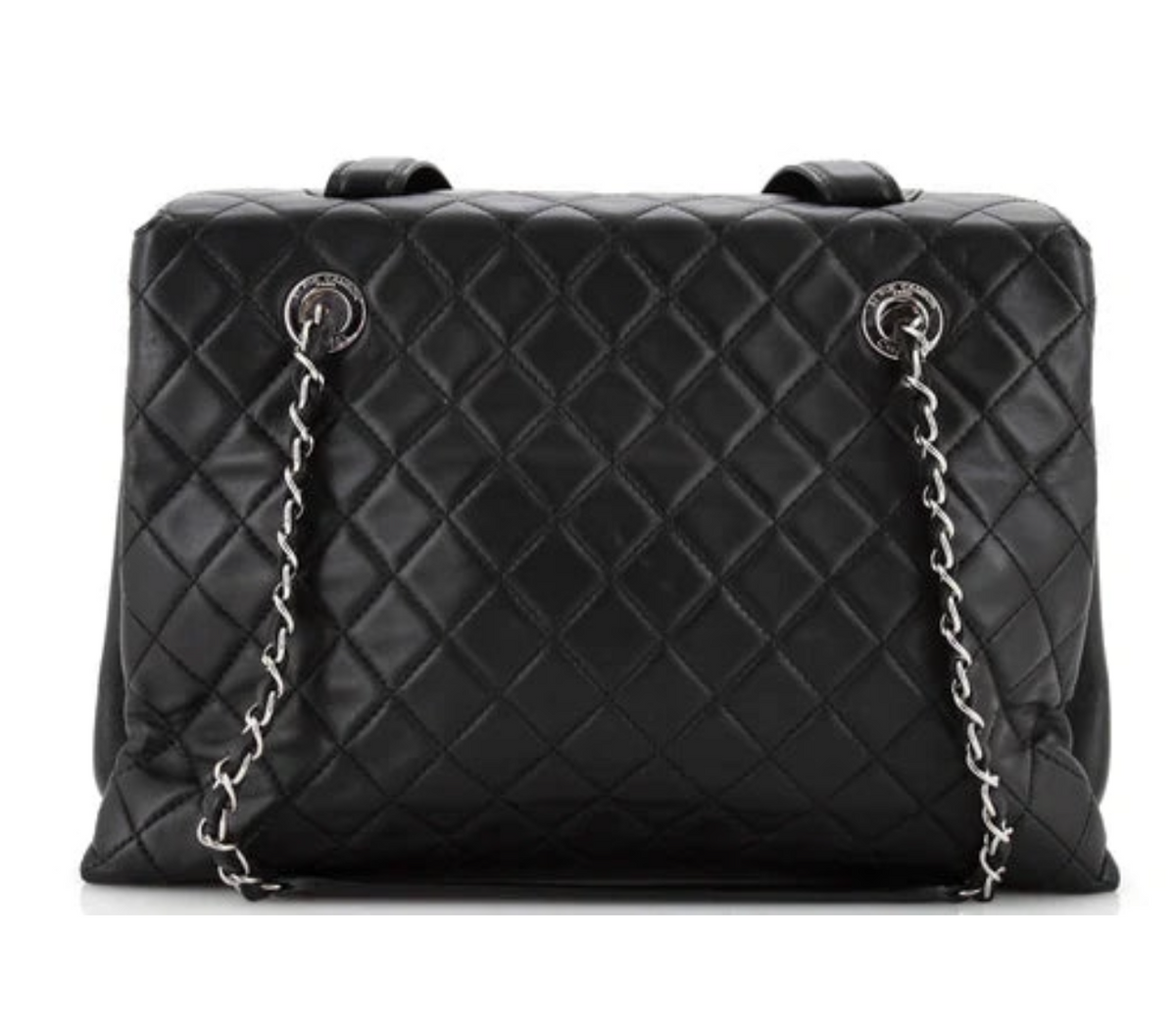 Chanel 3 Accordion Shopping Tote Quilted Lambskin - Clairely Amazing