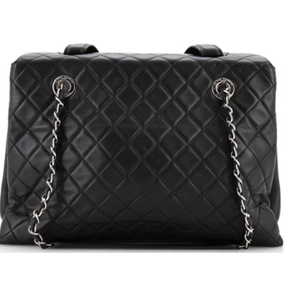 Chanel 3 Accordion Shopping Tote Quilted Lambskin - Clairely Amazing