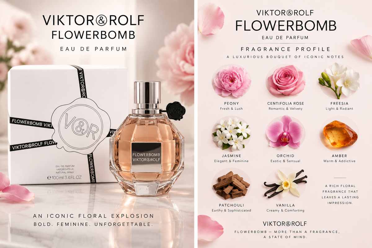 ✔️Viktor&Rolf Flowerbomb Eau de Parfum (EDP) 3.4 oz / 100ml