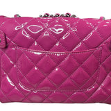 Chanel Double Compartment Flap Bag Quilted Patent Medium - Clairely Amazing