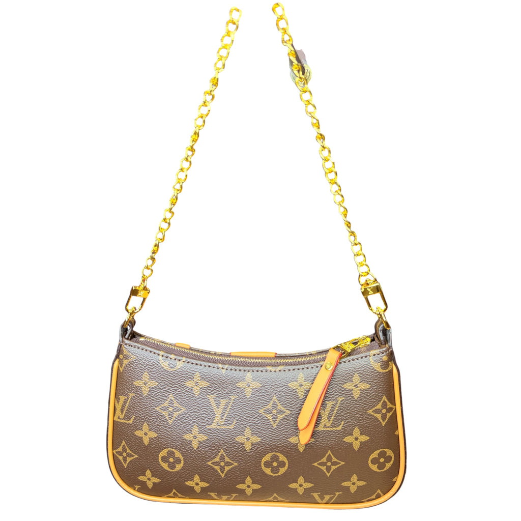 Luxury-Inspired Multi Strap Shoulder Bag | Includes Gift Box Set