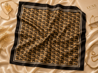 Luxury-Inspired Satin Fashion Scarf | Multiple Designer-Inspired Styles