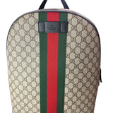 NEW Gucci Web Backpack GG coated Canvas Medium - Clairely Amazing