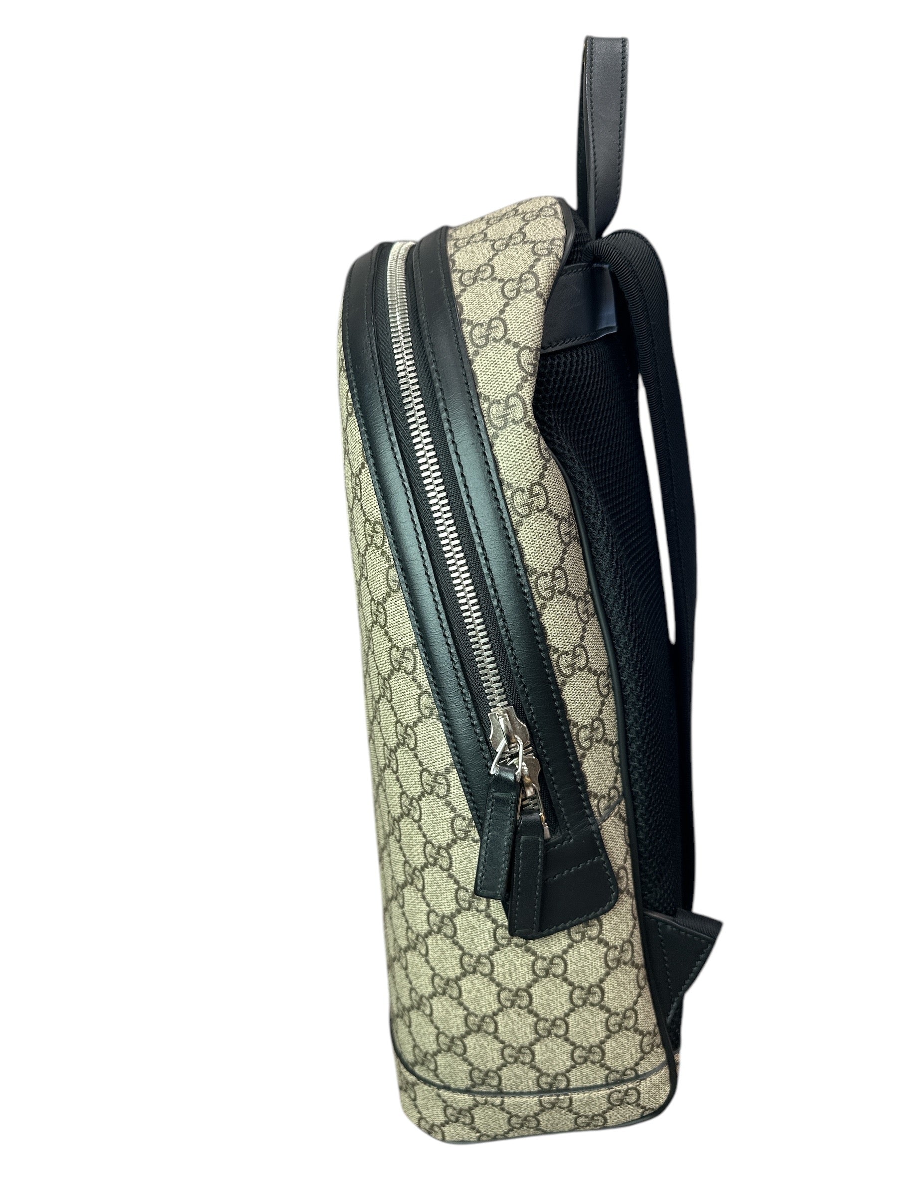 NEW Gucci Web Backpack GG coated Canvas Medium - Clairely Amazing