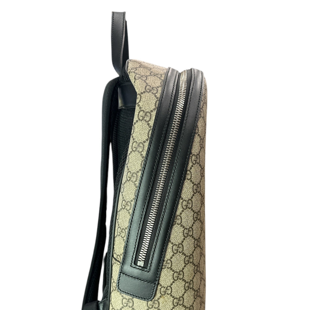 NEW Gucci Web Backpack GG coated Canvas Medium - Clairely Amazing