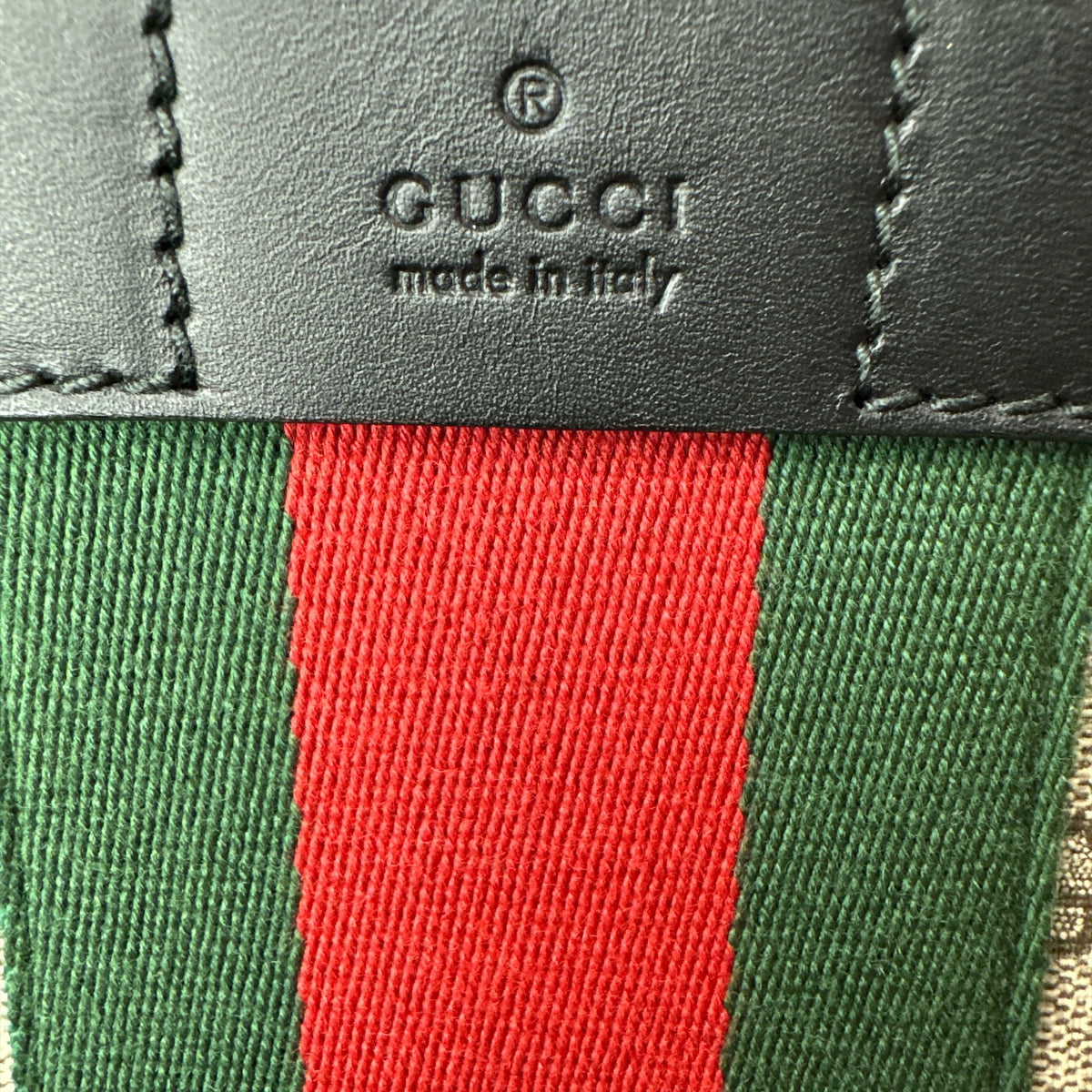 NEW Gucci Web Backpack GG coated Canvas Medium - Clairely Amazing