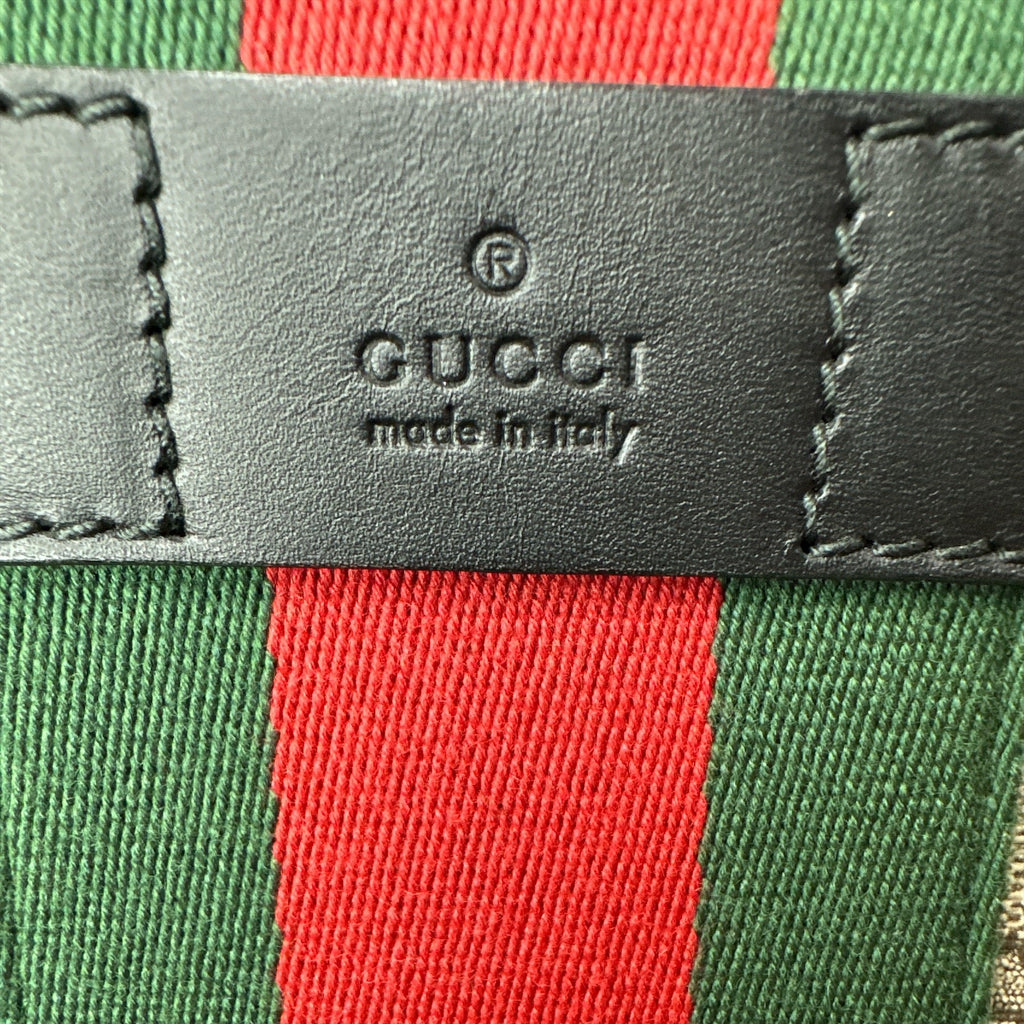 NEW Gucci Web Backpack GG coated Canvas Medium - Clairely Amazing