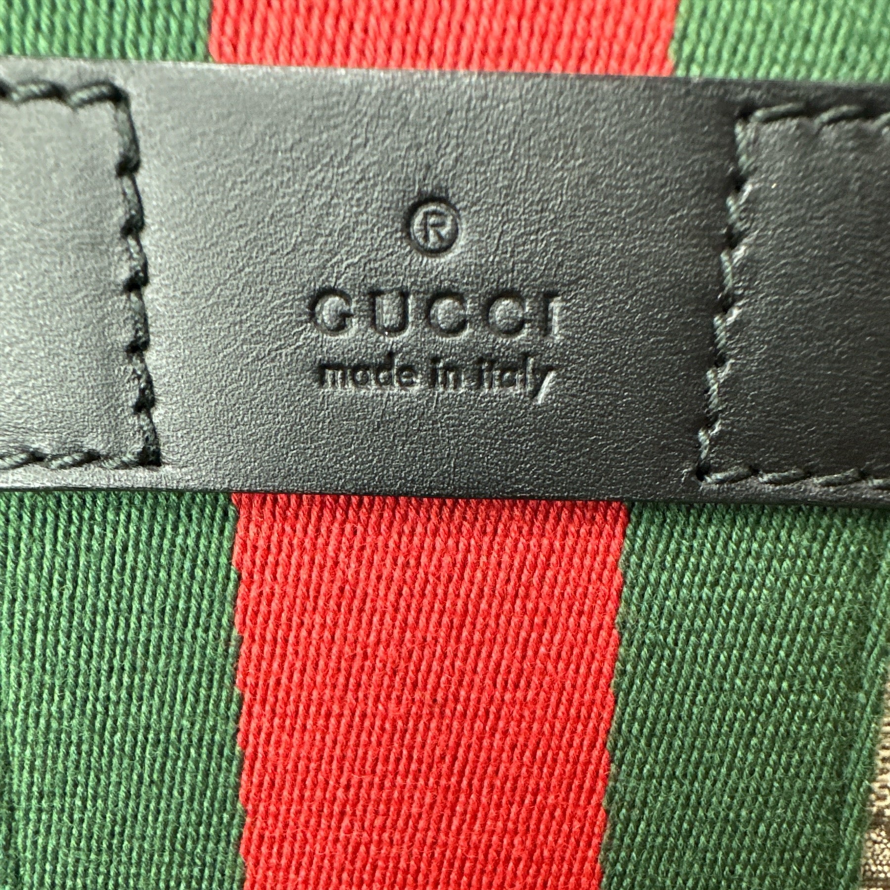 NEW Gucci Web Backpack GG coated Canvas Medium - Clairely Amazing