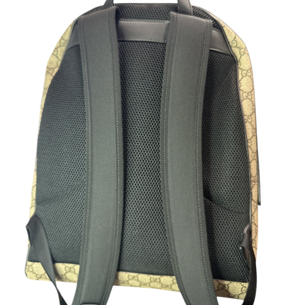 NEW Gucci Web Backpack GG coated Canvas Medium - Clairely Amazing