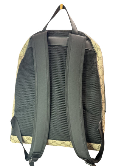 NEW Gucci Web Backpack GG coated Canvas Medium - Clairely Amazing