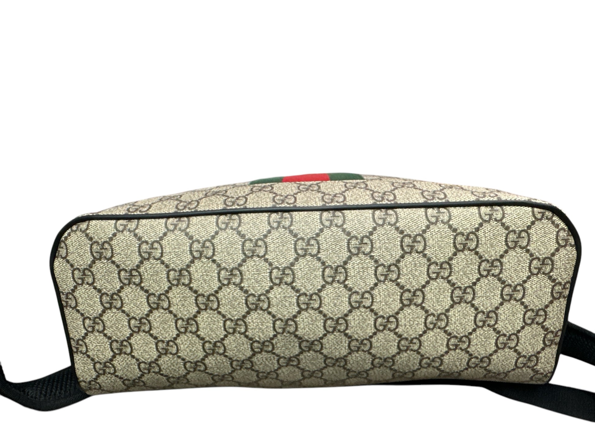 NEW Gucci Web Backpack GG coated Canvas Medium - Clairely Amazing