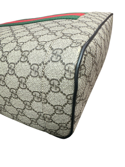 NEW Gucci Web Backpack GG coated Canvas Medium - Clairely Amazing