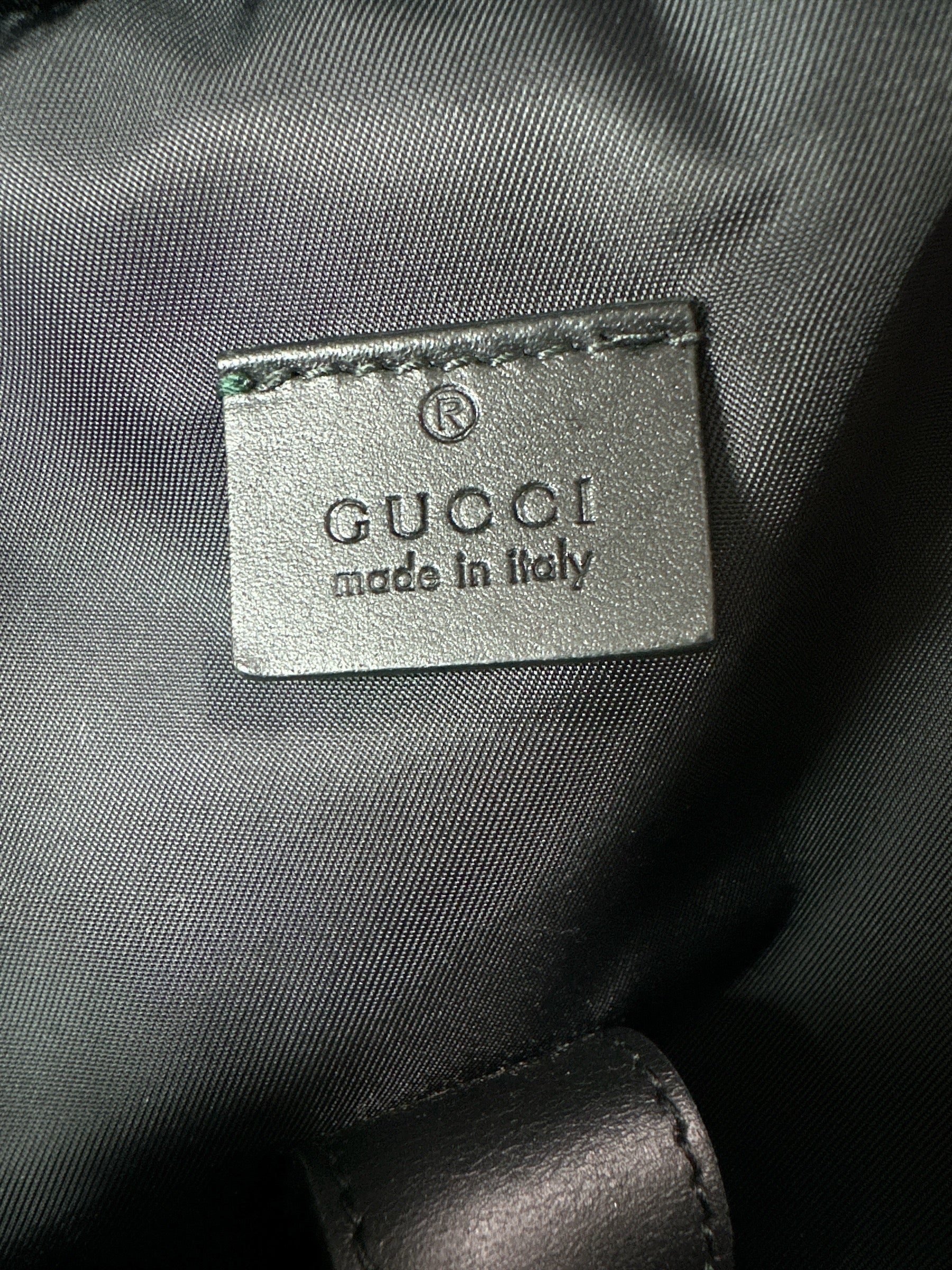 NEW Gucci Web Backpack GG coated Canvas Medium - Clairely Amazing