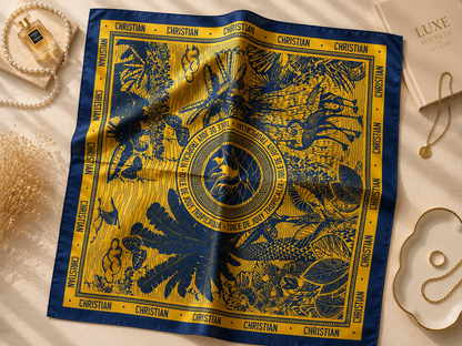 Luxury-Inspired Satin Fashion Scarf | Multiple Designer-Inspired Styles