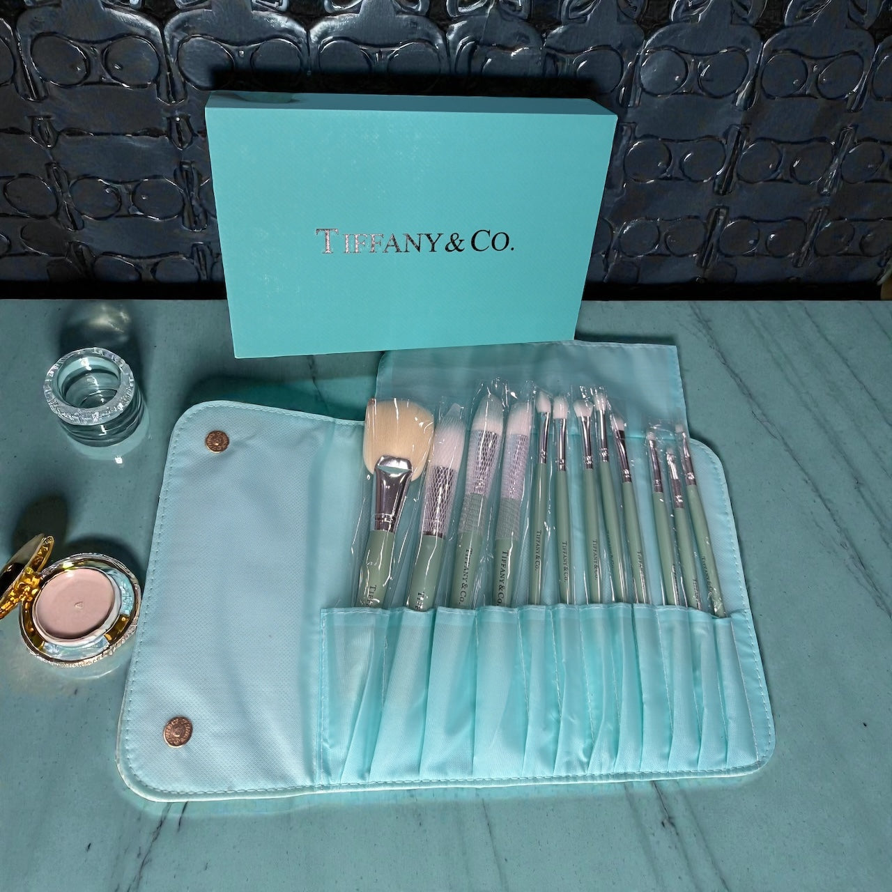 Luxury Makeup Brush Travel Set (TB)