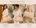 All in Motion™ Faux Neoprene Weekender Duffel Bag – Cream
