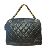 CHANEL Matelasse Shoulder Bag Leather Black - Clairely Amazing