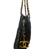 CHANEL Matelasse Shoulder Bag Leather Black - Clairely Amazing