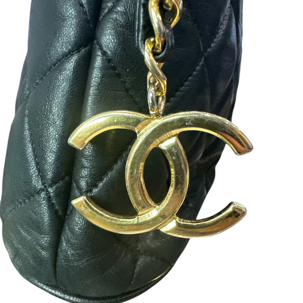 CHANEL Matelasse Shoulder Bag Leather Black - Clairely Amazing