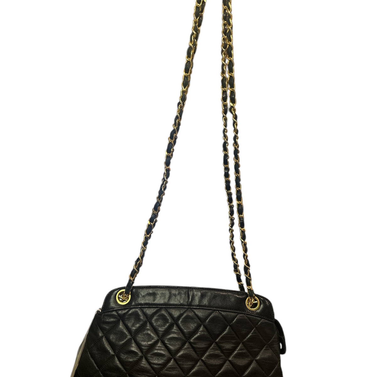 CHANEL Matelasse Shoulder Bag Leather Black - Clairely Amazing