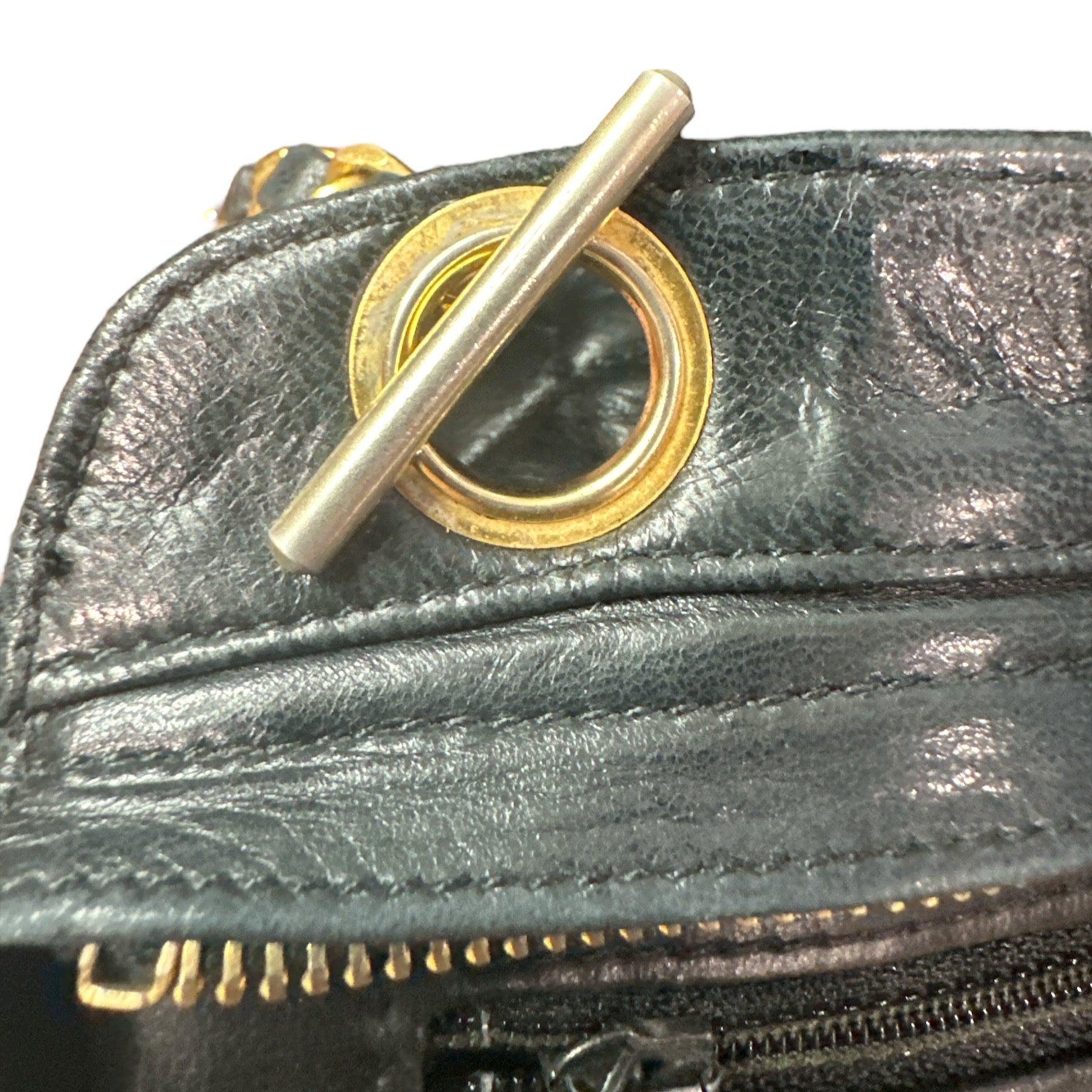 CHANEL Matelasse Shoulder Bag Leather Black - Clairely Amazing