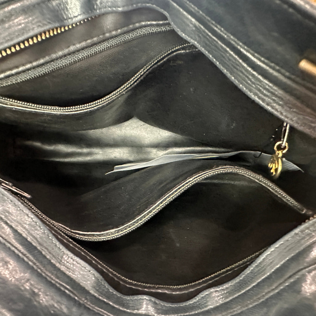 CHANEL Matelasse Shoulder Bag Leather Black - Clairely Amazing