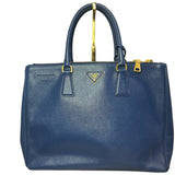 Prada  Saffiano Lux Medium Galleria Double Zip Tote Bluette - Clairely Amazing