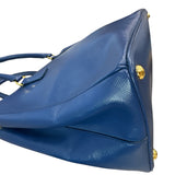 Prada  Saffiano Lux Medium Galleria Double Zip Tote Bluette - Clairely Amazing