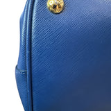 Prada  Saffiano Lux Medium Galleria Double Zip Tote Bluette - Clairely Amazing