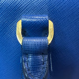 Prada  Saffiano Lux Medium Galleria Double Zip Tote Bluette - Clairely Amazing