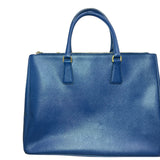 Prada  Saffiano Lux Medium Galleria Double Zip Tote Bluette - Clairely Amazing