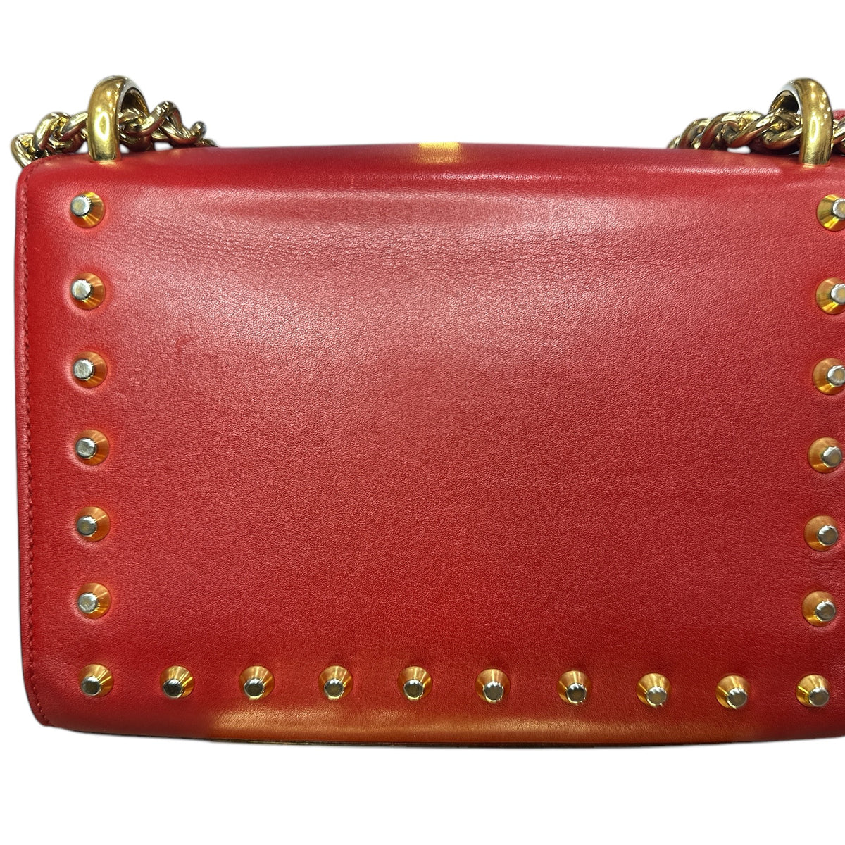 Gucci Pearly Padlock Studded Shoulder Bag - Clairely Amazing