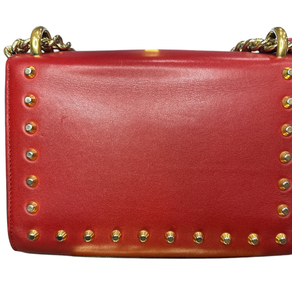 Gucci Pearly Padlock Studded Shoulder Bag - Clairely Amazing