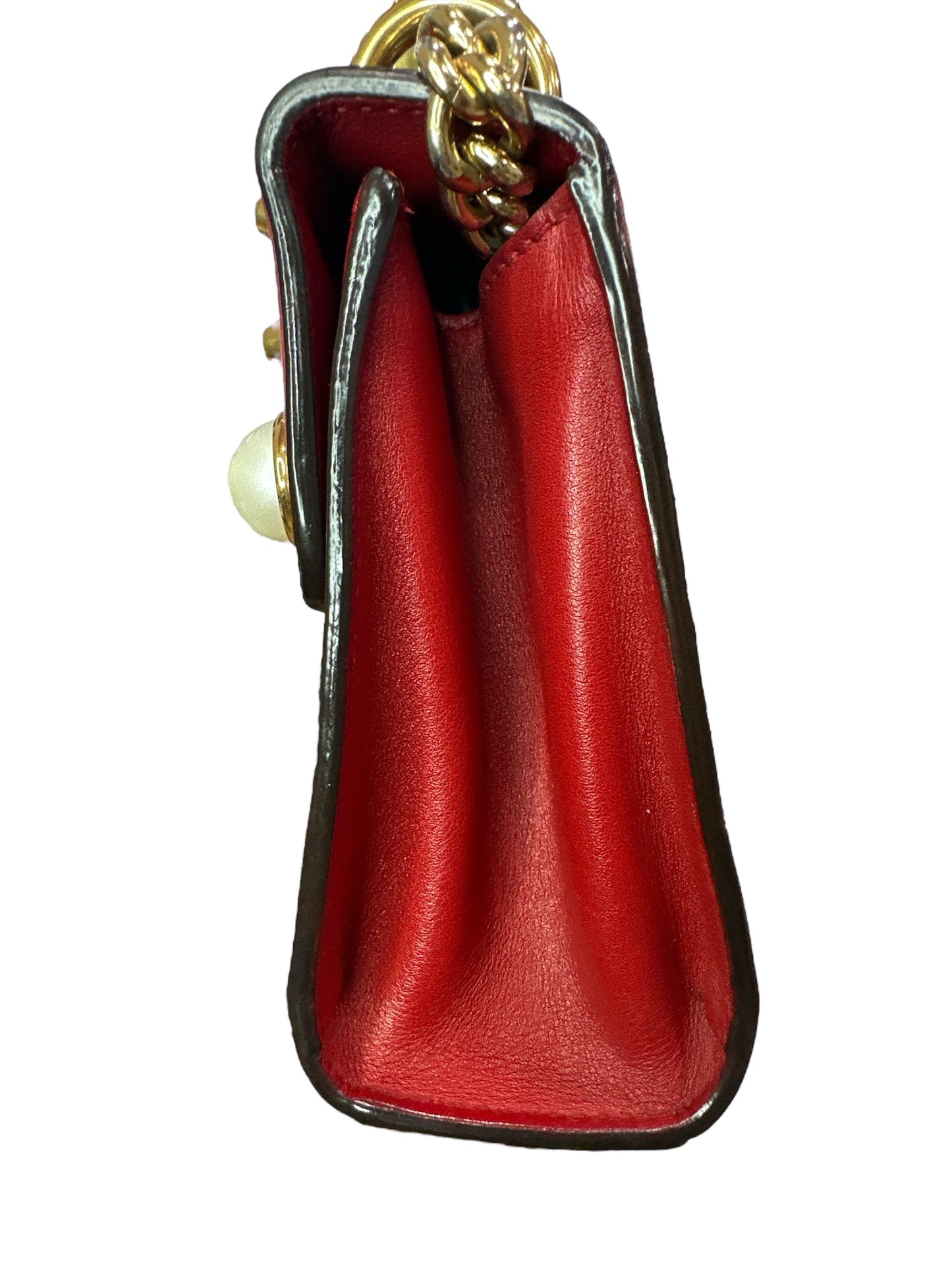 Gucci Pearly Padlock Studded Shoulder Bag - Clairely Amazing