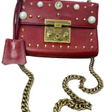 Gucci Pearly Padlock Studded Shoulder Bag - Clairely Amazing