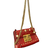 Gucci Pearly Padlock Studded Shoulder Bag - Clairely Amazing