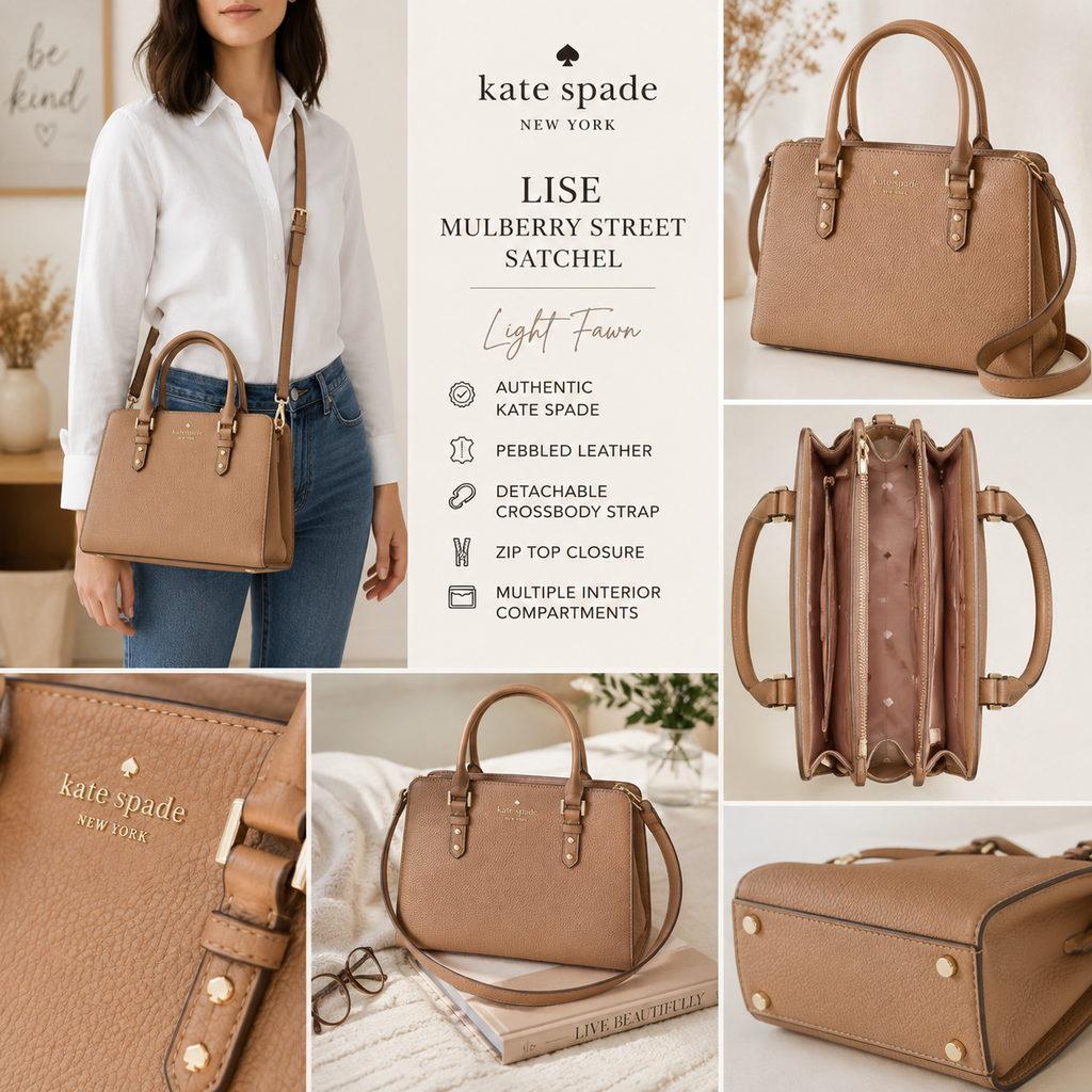 Kate Spade Lise Mulberry Street Light Fawn