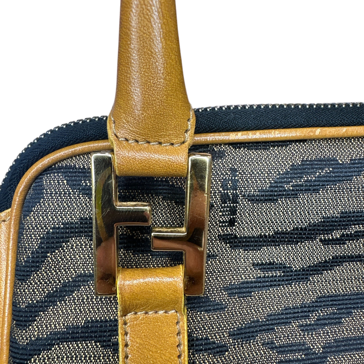 Fendi Vintage Fendi Tiger Print Canvas Crossbody Bag - Clairely Amazing