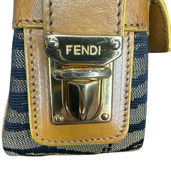 Fendi Vintage Fendi Tiger Print Canvas Crossbody Bag - Clairely Amazing