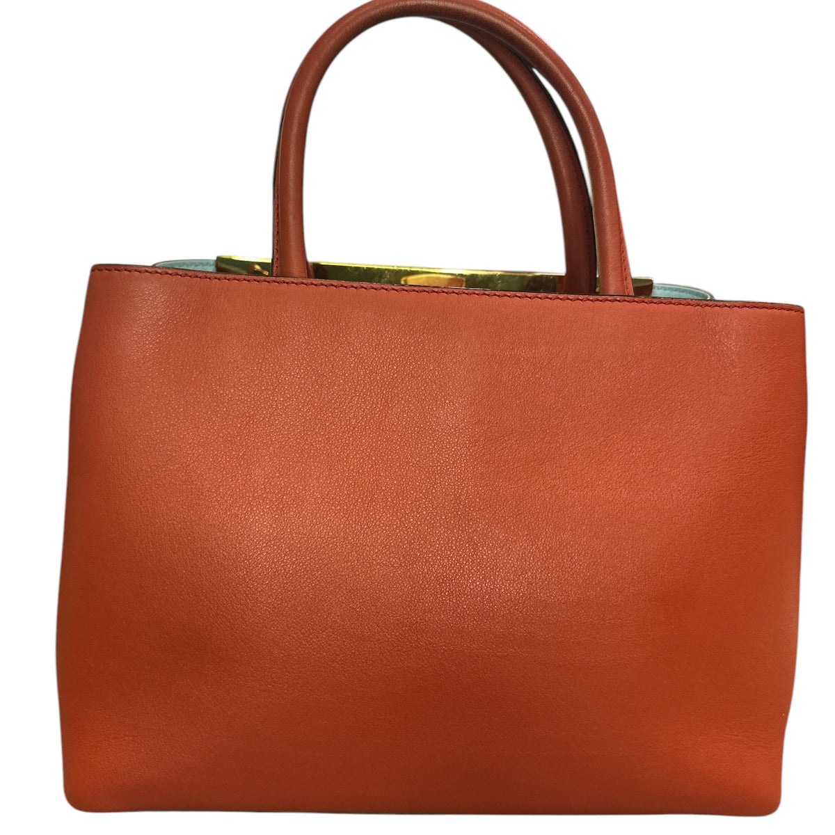 Fendi Red Leather Mini 2jours Tote - Clairely Amazing