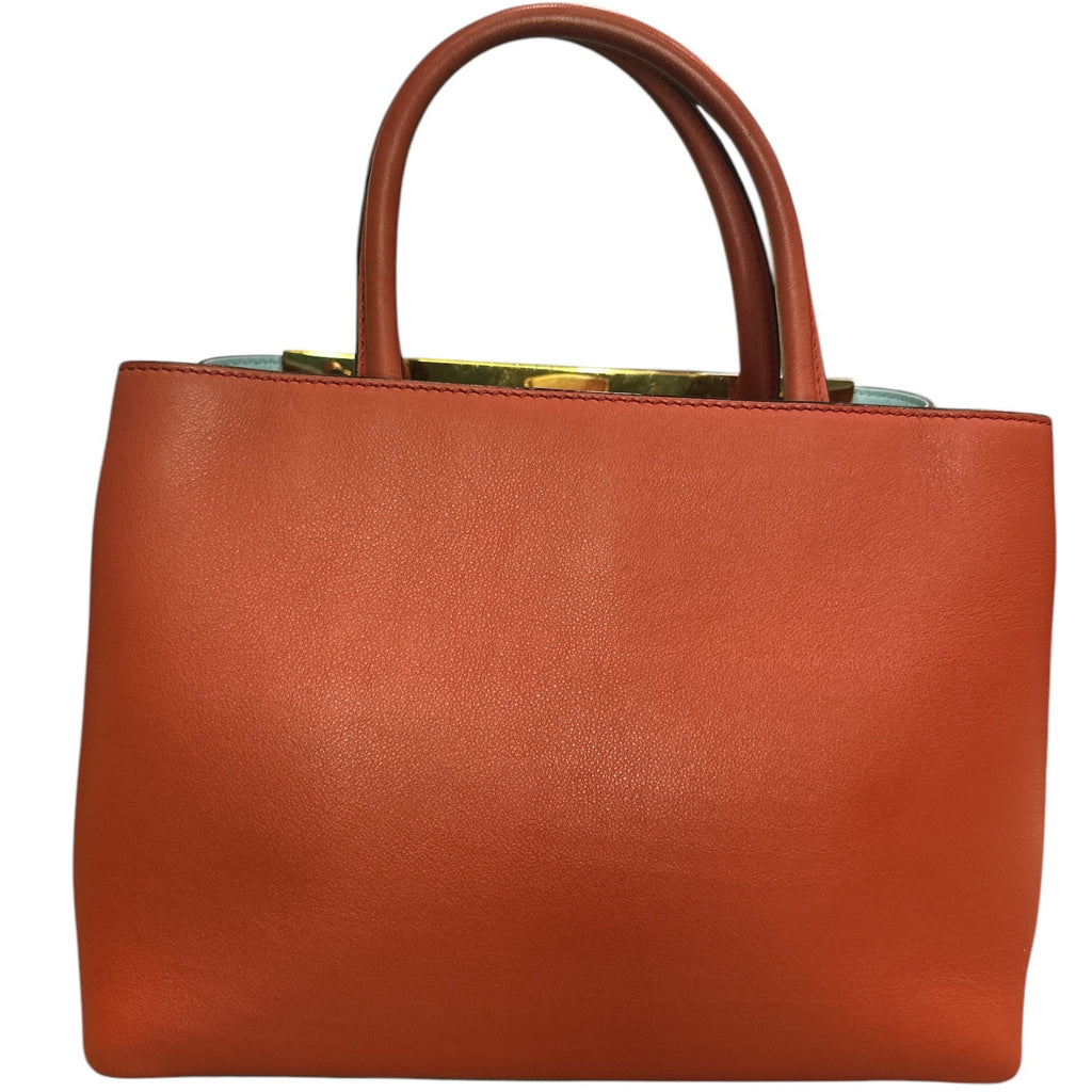Fendi Red Leather Mini 2jours Tote - Clairely Amazing